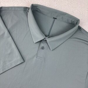 VUORI Mens 'Viewpoint Polo 2.0' XL Green Lightweight Performance Stretch SS Golf